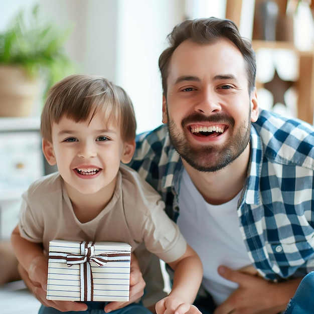 Fathers Day Banner with Real Picture