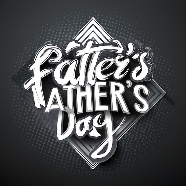 Fathers Day Celebration with Australian Flag Patriotic Typography Design