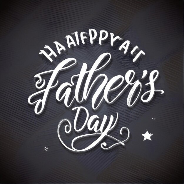 Fathers Day Celebration with Australian Flag Patriotic Typography Design