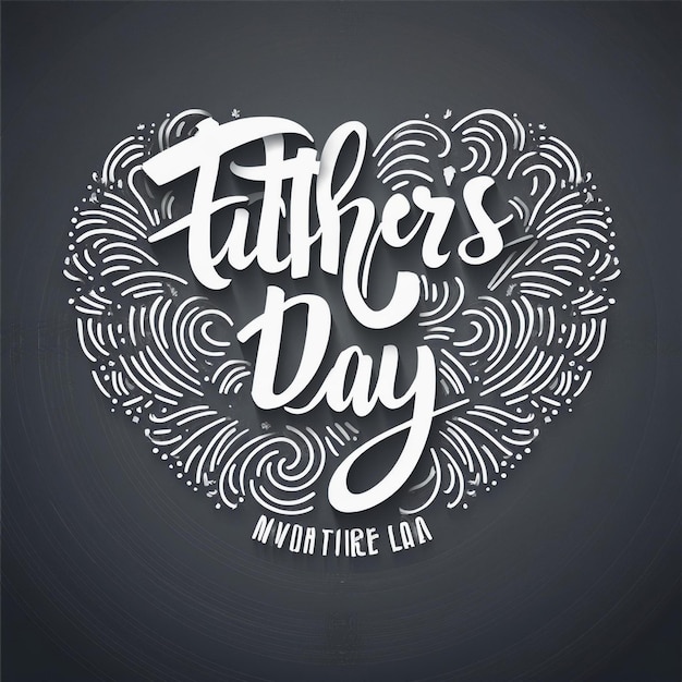 Fathers Day Celebration with Australian Flag Patriotic Typography Design