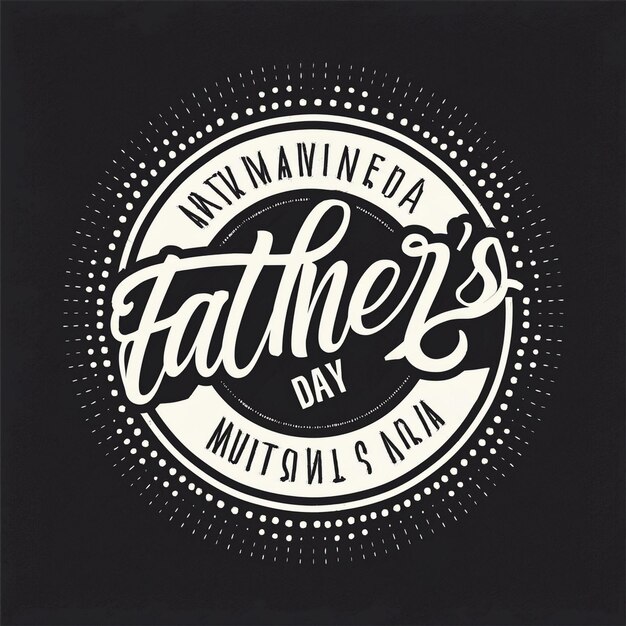 Photo fathers day celebration with australian flag patriotic typography design