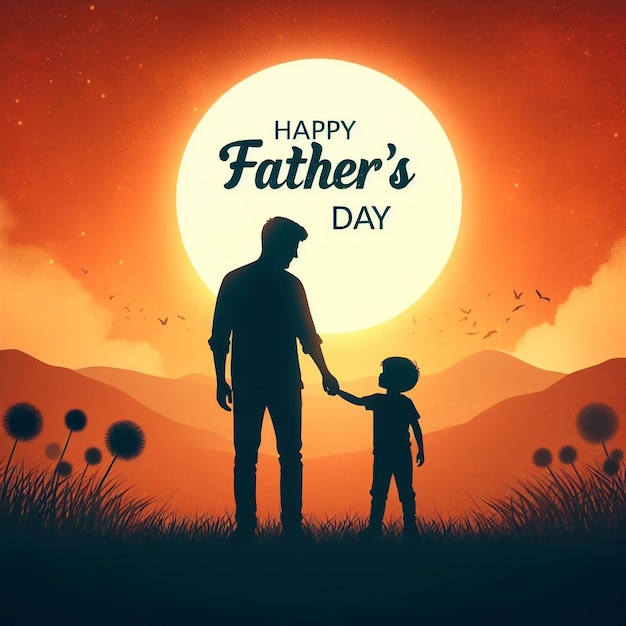 fathers day illustration happy fathers day