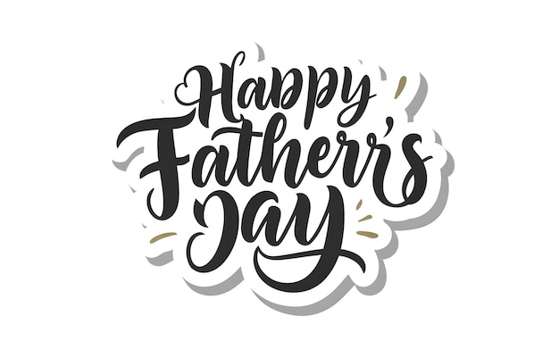 Fathers Day sticker design