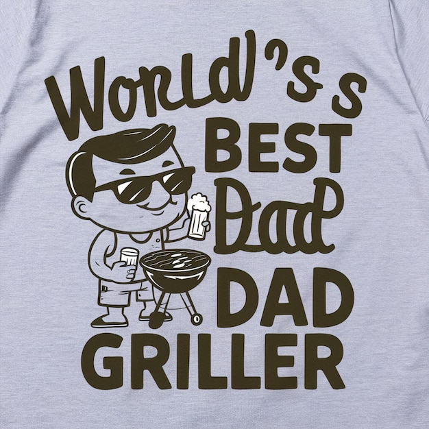 Photo fathers day tshirt design