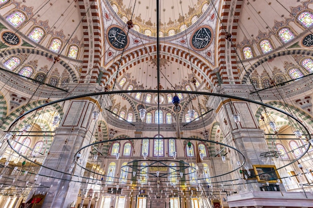 Fatih mosque in istanbul internal view