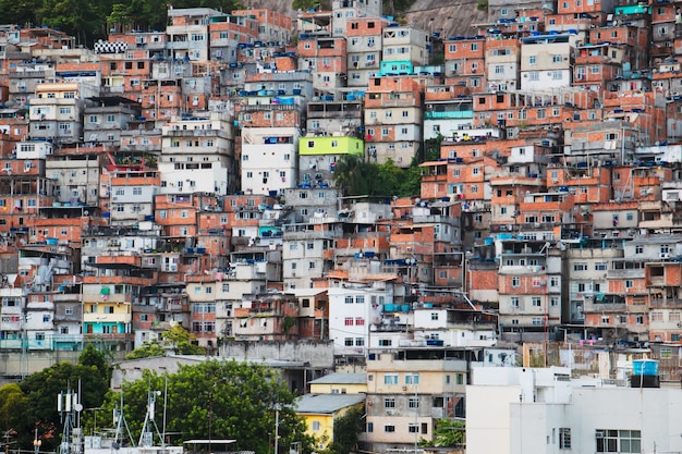 Favela in Rio de Janeiro Brazil