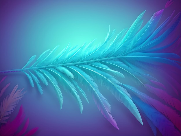 Feather aesthetic color pattern background