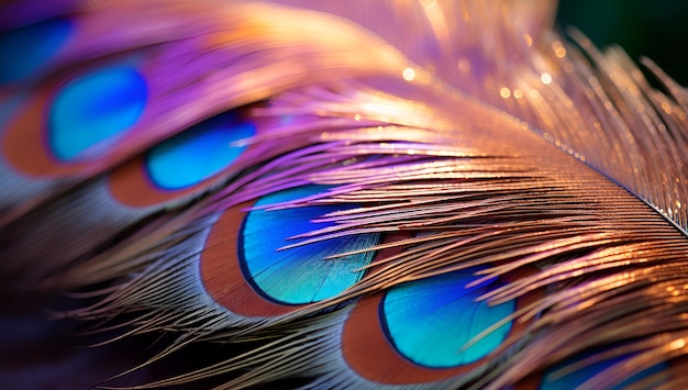 a feather with the word peacock on it