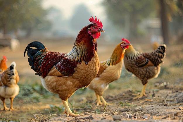 Photo feathered friends a day in the life of active chickens in pakistan ddsialkot