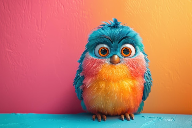 A Feathered Student at The Talking Animals School