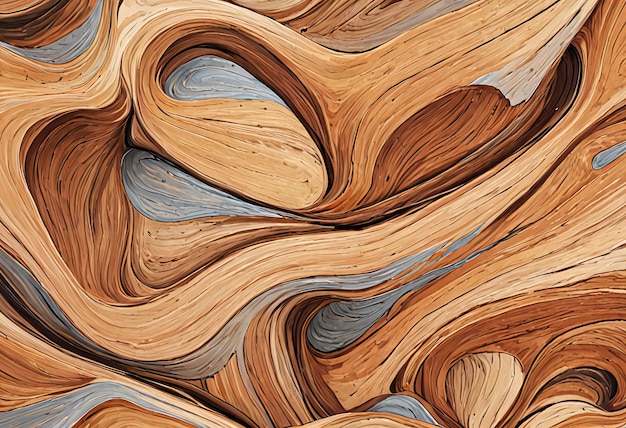 Featuring An abstract wood pattern featuring organic shapes natural colors and high detail