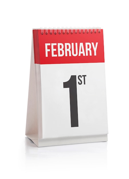 February Month Days Calendar First Day