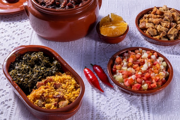 Feijoada, the Brazilian cuisine tradition and typical food.