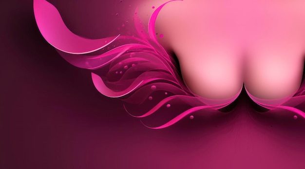 female body part on pink background