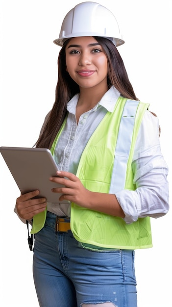 female construction worker