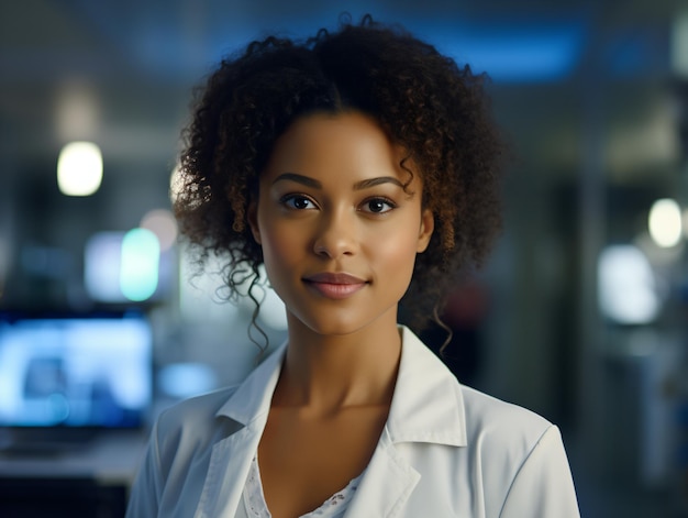 female doctor in hospital