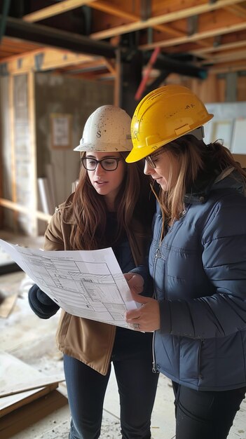 Female engineer with her equipment