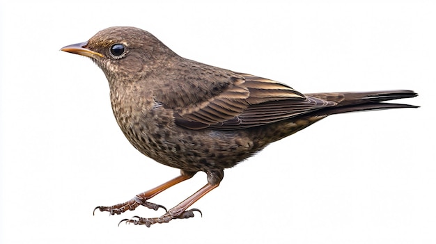 Female Eurasian Blackbird Turdus merula PNG Cut Out