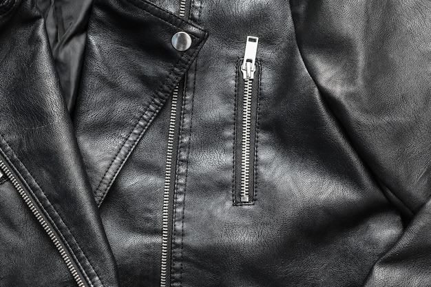 Female leather jacket