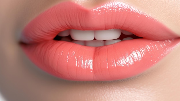 female lips HD 8K wallpaper Stock Photographic Image