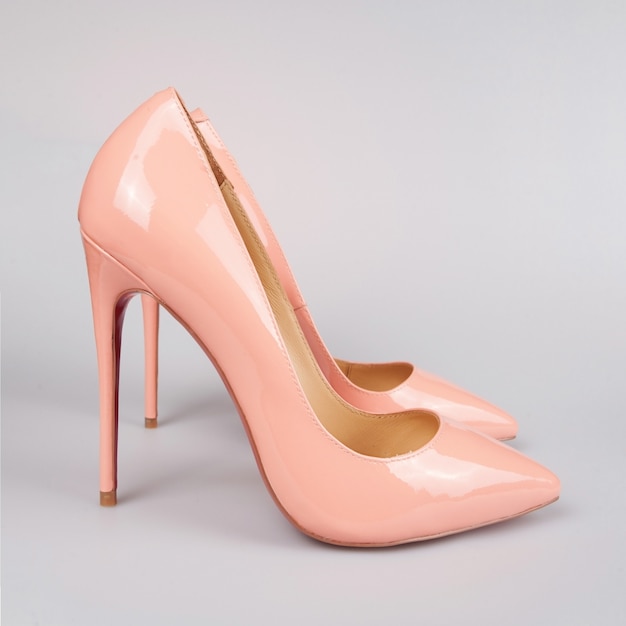 Female pink shoes