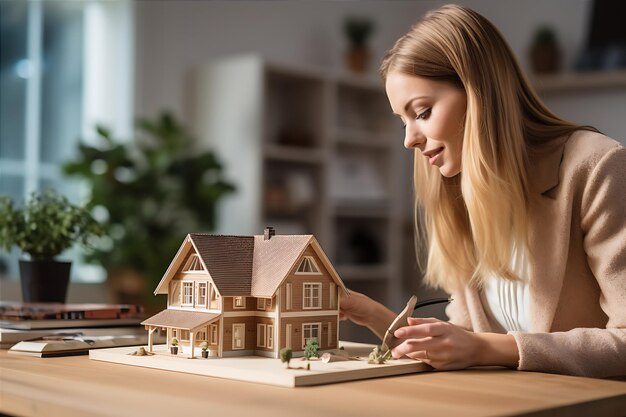 Female Real Estate Agent