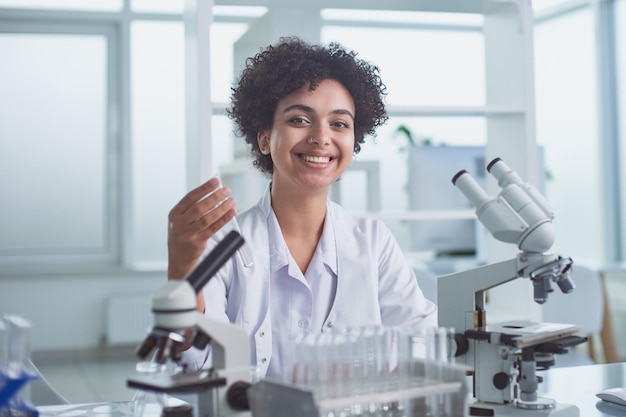 Female Scientist Working in The Lab