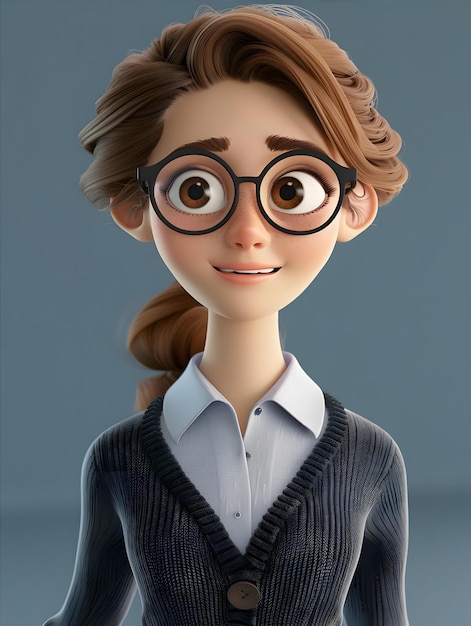 Female Teacher 3D Character