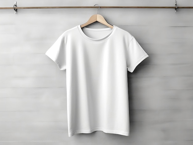 Female tshirt mockup oversized white tshirt