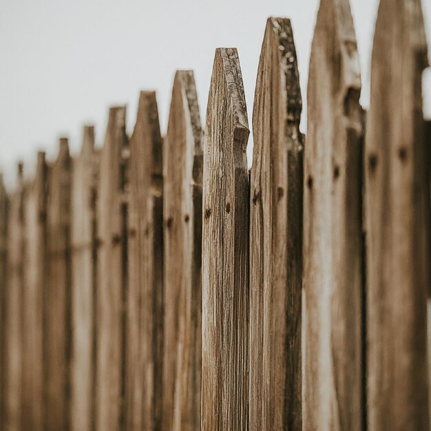 a fence with a hole in the top of it