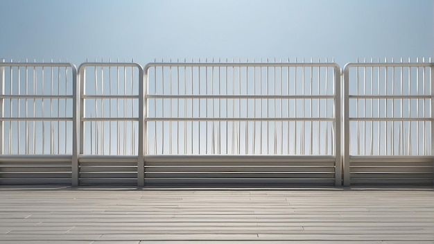 Photo a fence with a metal fence that says  no gate