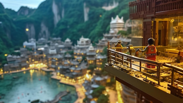 fenghuang ancient town high definition photographic creative image