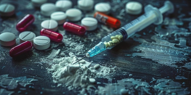 Photo fentanyl an opiate drug widely used in the western world abuse