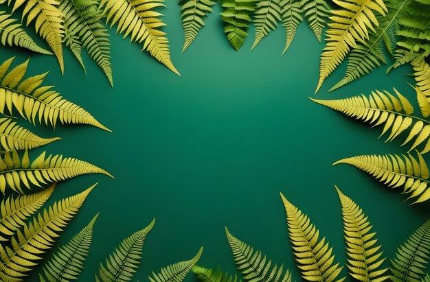 fern leaf background Generative AI