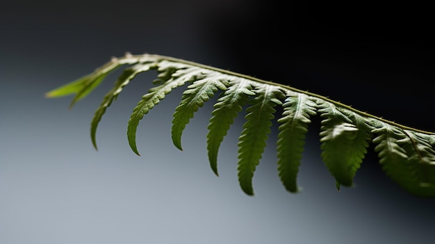 A fern leaf with the word fern on it