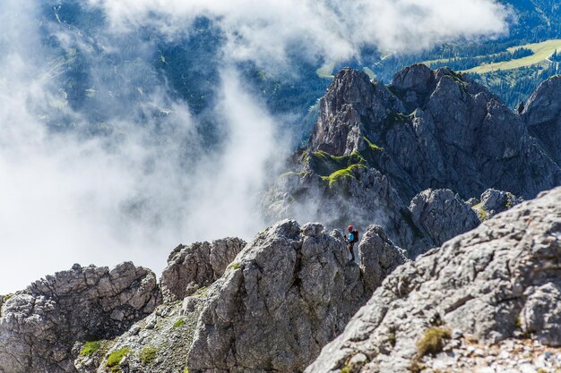 Ferrata konigsjodler in Austria Austrian Alps