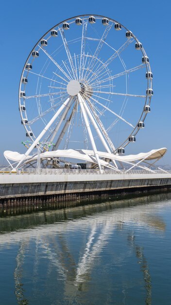 Photo ferris wheel in baku azerbaijan