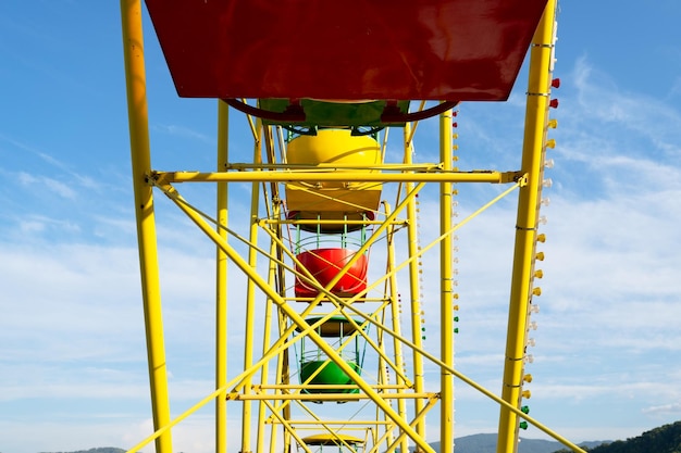 Ferris wheel. entertainment in the children's park