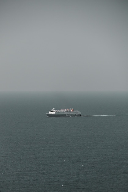 ferry in the sea