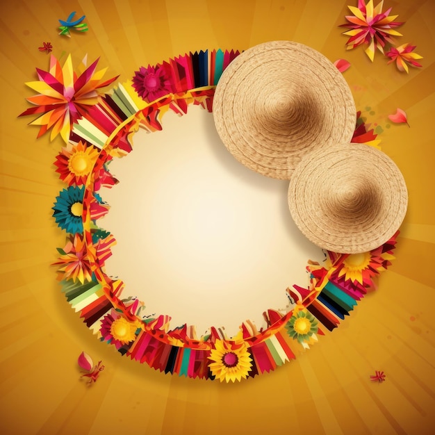 Festa Junina Holiday Background Illustration AI GenerativexA