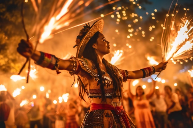 Festa Junina in Sao Paulo Brazil generative AI