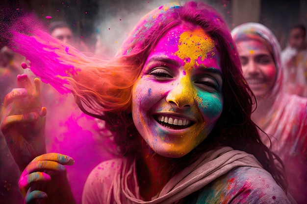 Festival of colors india holi celebration