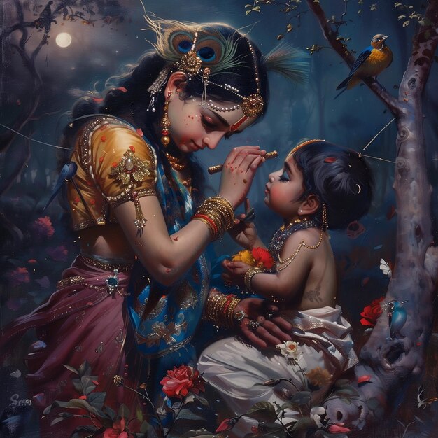 Festival of happy krishna janmashtami