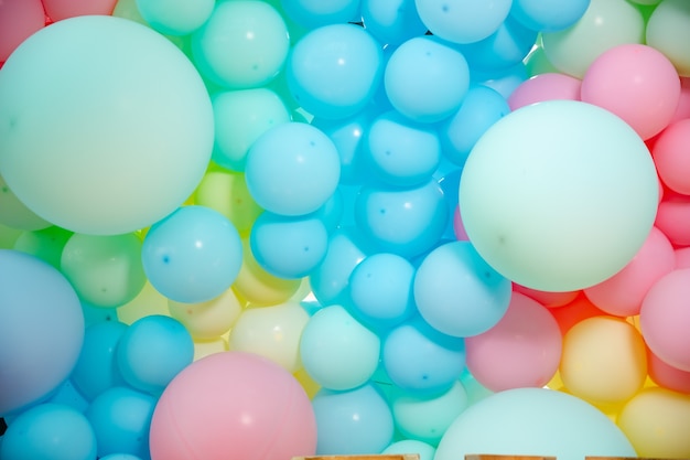 Festive background close-up balloons backgrounds