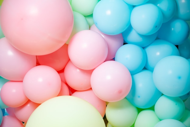 Festive background close-up balloons backgrounds