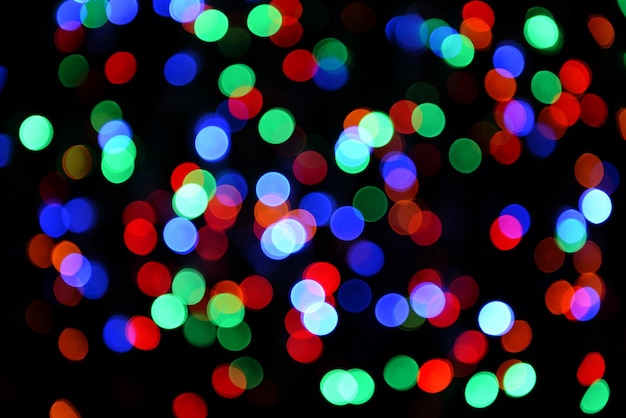 Festive background of lights