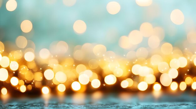 Photo festive bokeh lights abstract background