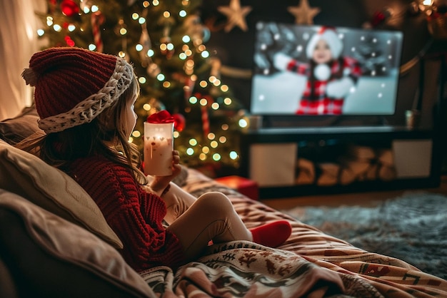 Festive Christmas movie marathon for a cozy family tradition