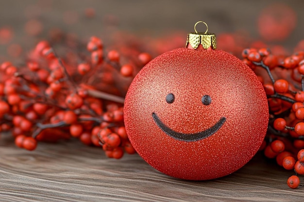 Photo festive christmas smile scene photo