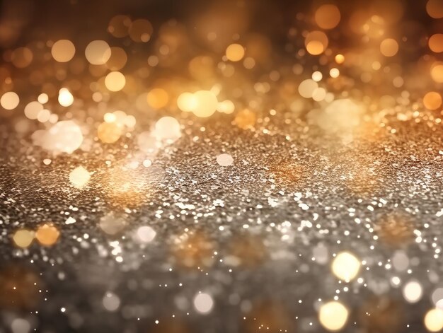 Festive colorful background with sparkles and bokeh AI